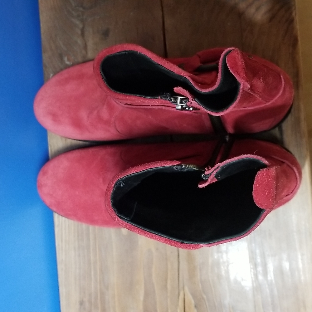 Modern Vice red leather boots - Picture 3 of 7